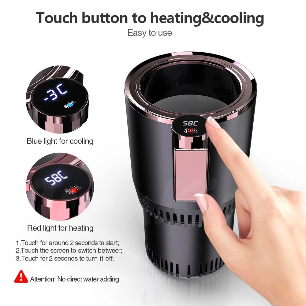 2 in 1 heating and cooling cup holder (حامل أكواب 2 في 1 للتسخين والتبريد)