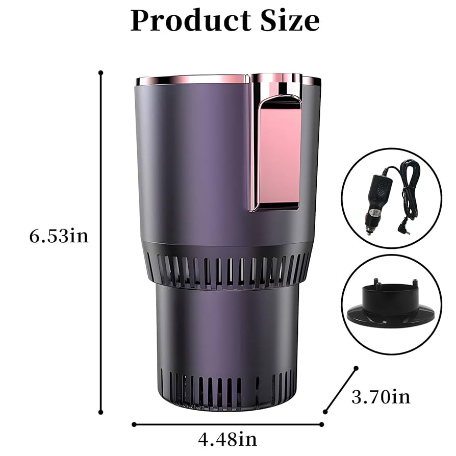 2 in 1 heating and cooling cup holder (حامل أكواب 2 في 1 للتسخين والتبريد)