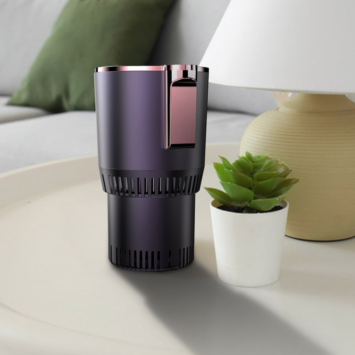 2 in 1 heating and cooling cup holder (حامل أكواب 2 في 1 للتسخين والتبريد)